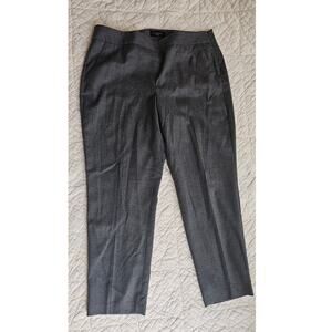 NWT Talbots Heritage Straight Leg Career Wool Dress‎ Pants Women Size 14P Gray